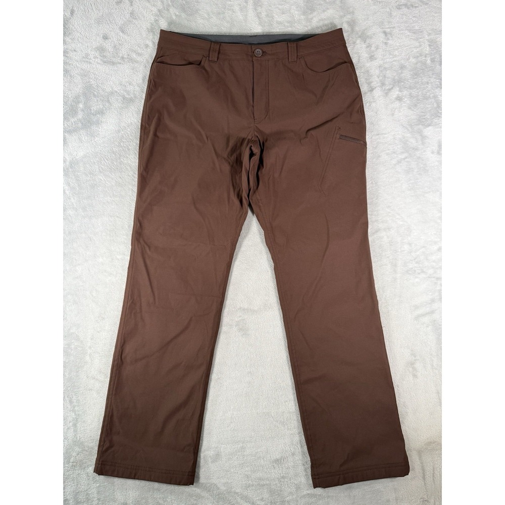 Eddie Bauer Pants Women's 14 Brown Rainier Fleece Lined Utility Outdoor